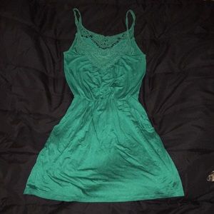Flowy Pocket Dress (Green)